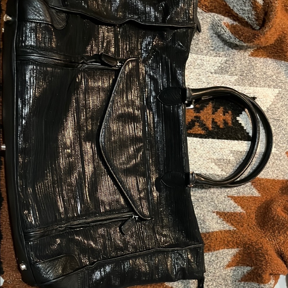 Be Inthavong large BLACK luxury leather tote excellent preowned